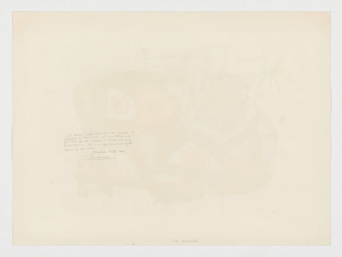 Vol especial, 1979, Joan Miró