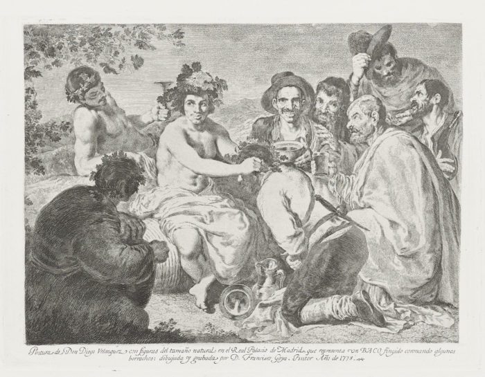 Los borrachos o El triunfo de Baco, Francisco de Goya