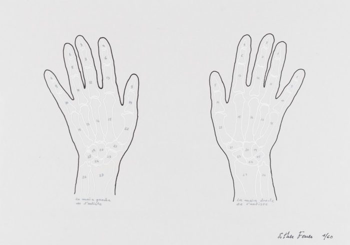 Las manos de la artista, 2023, Esther Ferrer