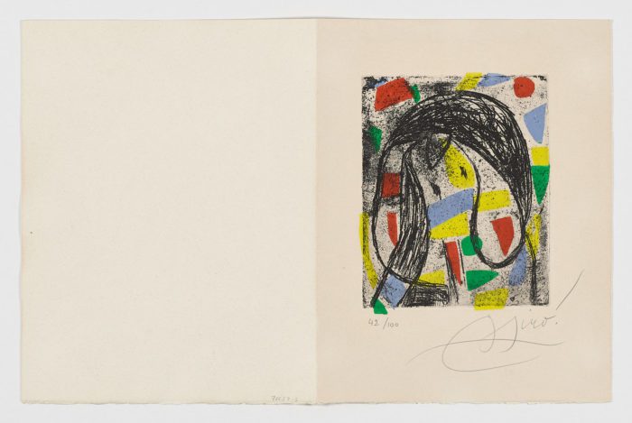 La Révolte des Caractéres (The revolt of the Letters), 1982, Joan Miró
