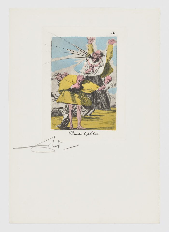 Pirueta de plátano, 1973-1977, Salvador Dalí
