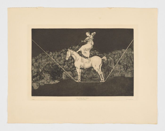 Disparate puntual o Bailando en una cuerda floja, Francisco de Goya