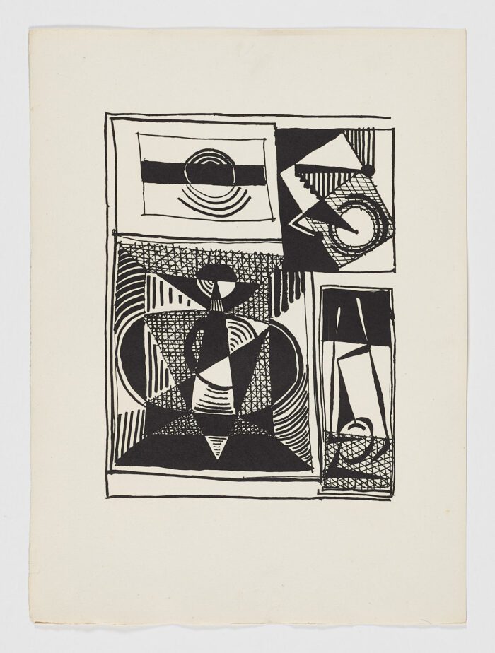 21 dessins de Picasso (Hélène Chez Archimède), 1955, Pablo Picasso