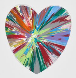 Heart Spin Painting, 2009, Damien Hirst