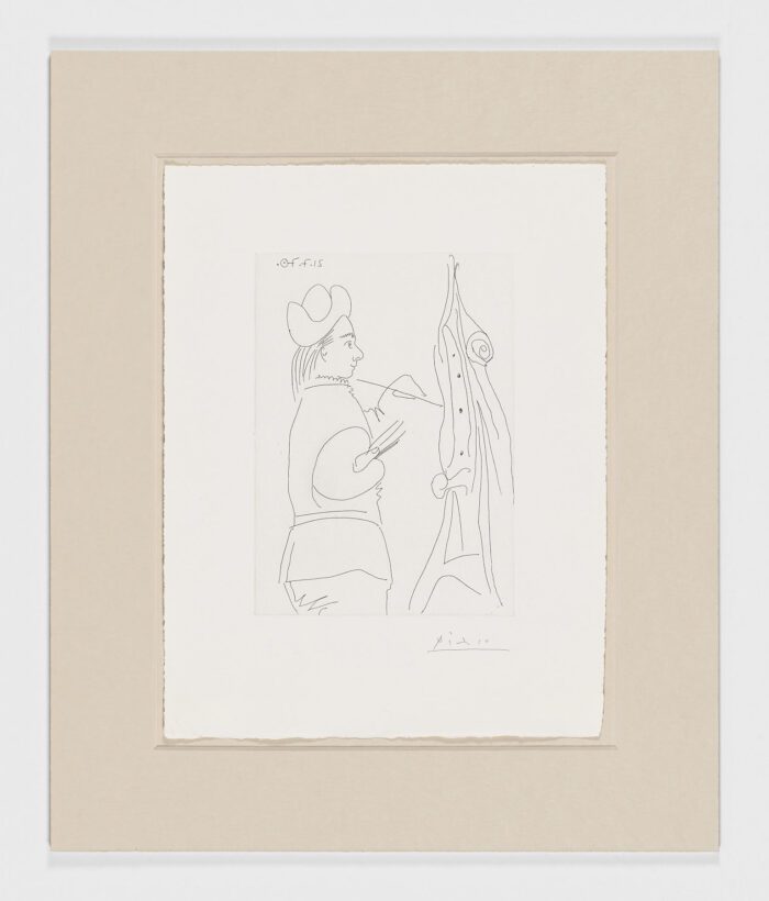 Jeune Peintre á son chevalet, 1970, Pablo Picasso
