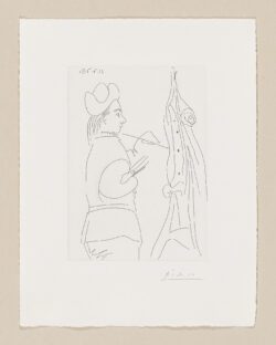 Jeune Peintre á son chevalet, 1970, Pablo Picasso
