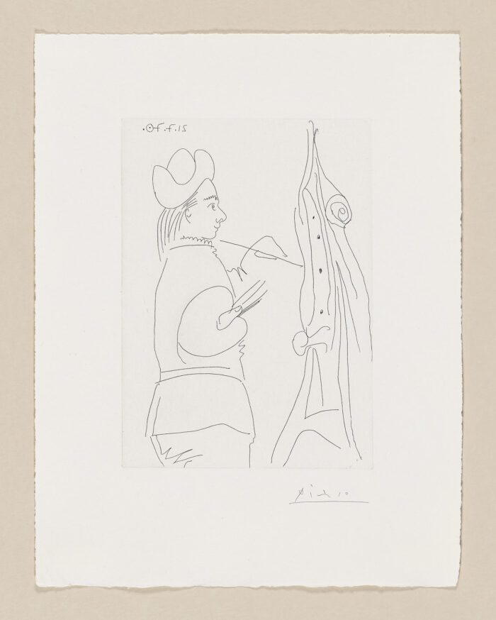 Jeune Peintre á son chevalet, 1970, Pablo Picasso