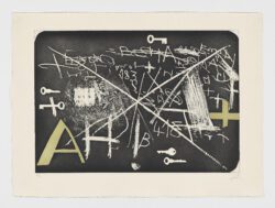 Lʼesperit català II, 1971, Antoni Tàpies