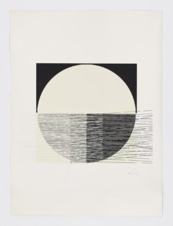Medio círculo blanco, 1974, Jesús Rafael Soto