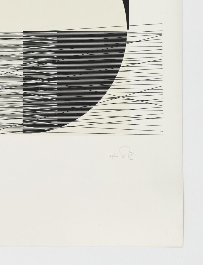 Medio círculo blanco, 1974, Jesús Rafael Soto