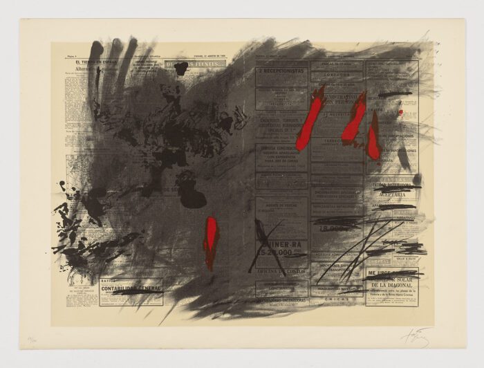 Nocturn Matinal, 1970, Antoni Tàpies