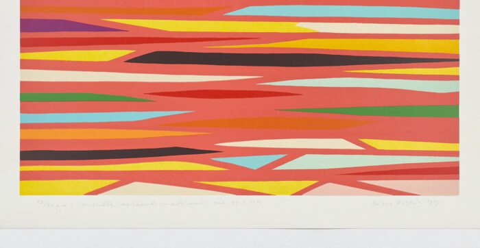 Orizzontale, 1989, Piero Dorazio