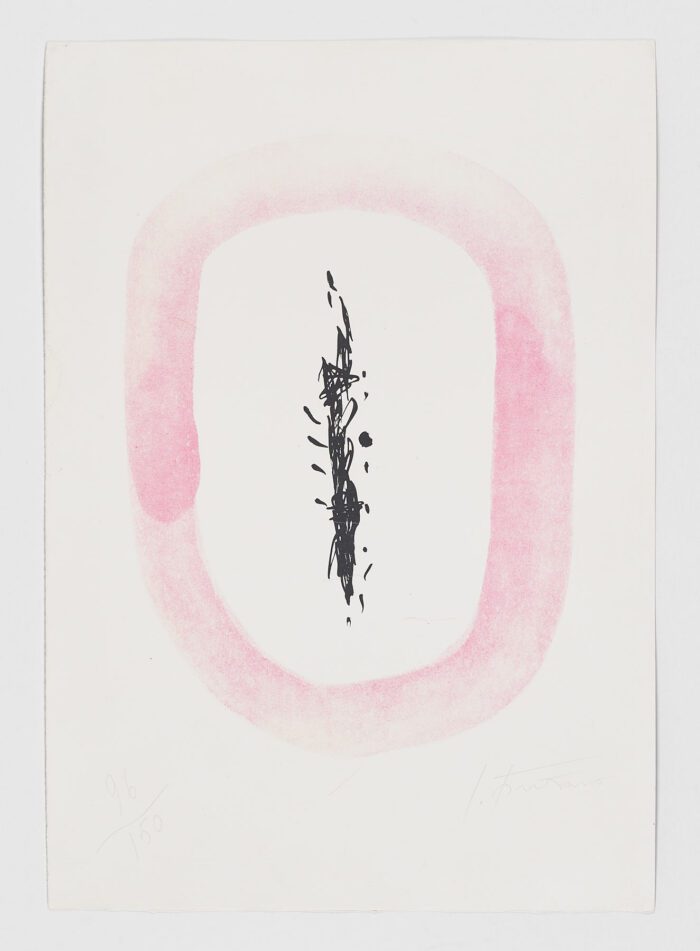 Sin título, 1963, Lucio Fontana
