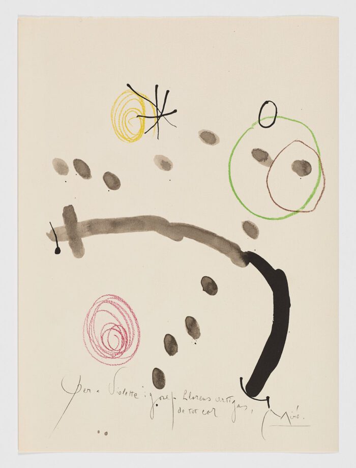Quelques fleurs pour des amis, 1964, Joan Miró