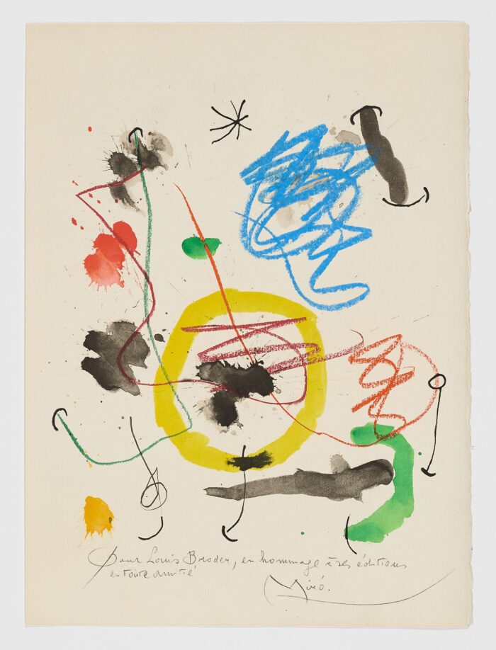 Quelques fleurs pour des amis, 1964, Joan Miró