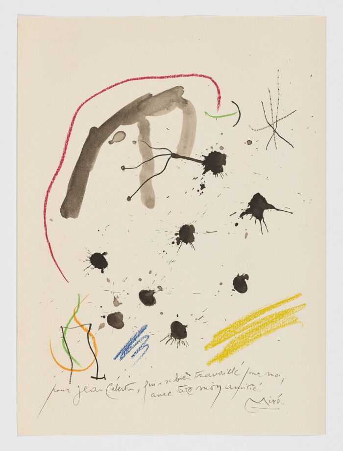 Quelques fleurs pour des amis, 1964, Joan Miró