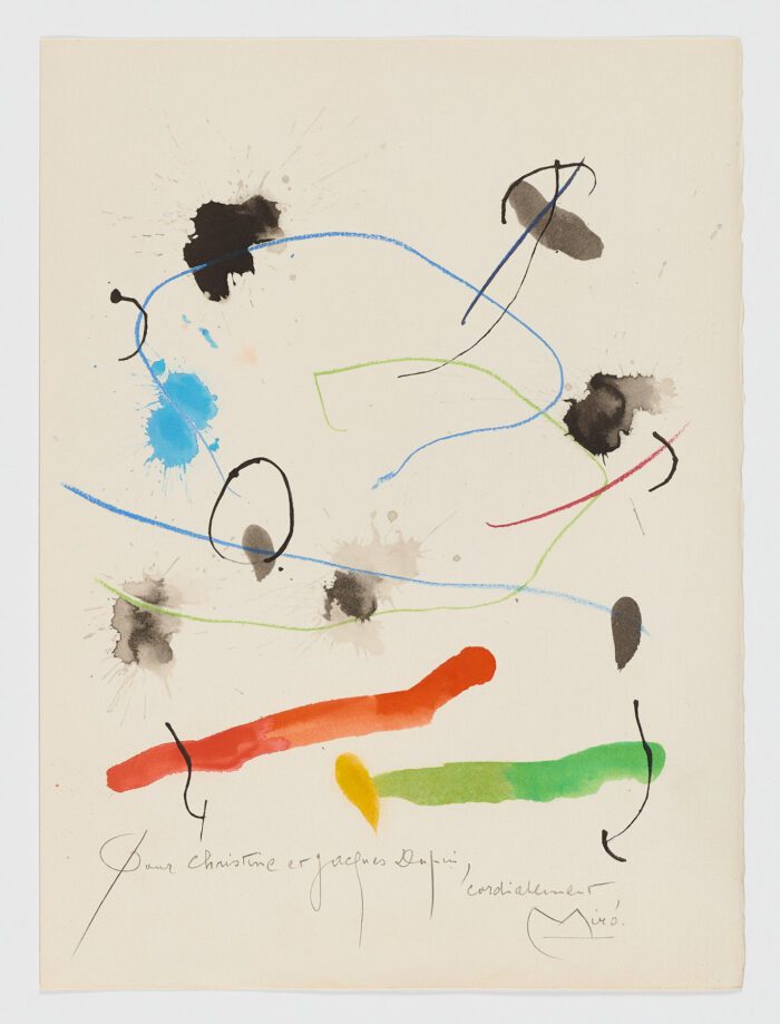 Quelques fleurs pour des amis, 1964, Joan Miró