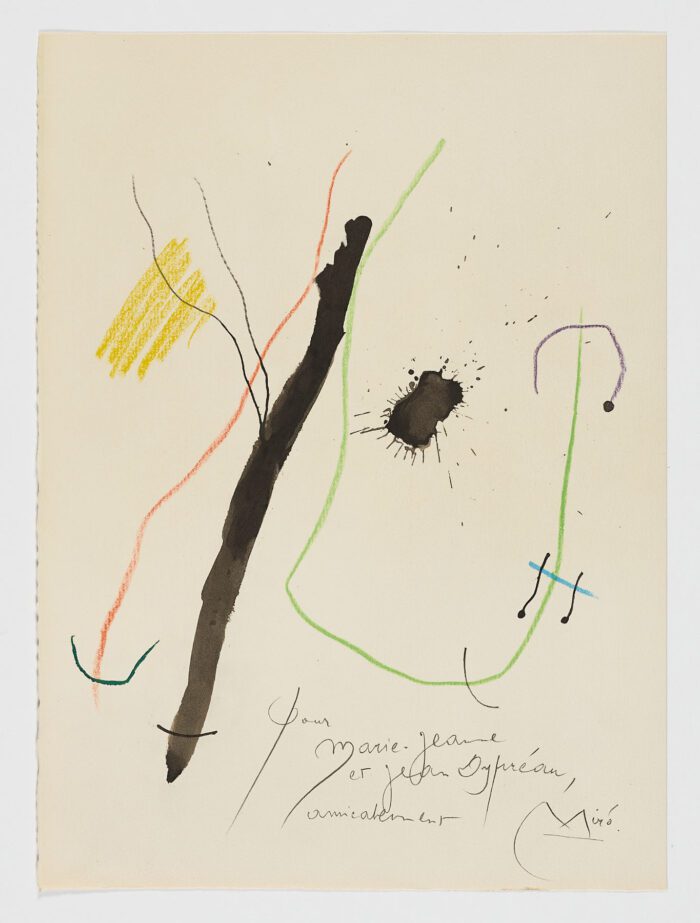 Quelques fleurs pour des amis, 1964, Joan Miró