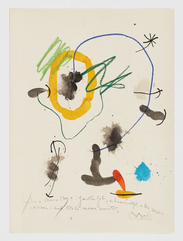 Quelques fleurs pour des amis, 1964, Joan Miró