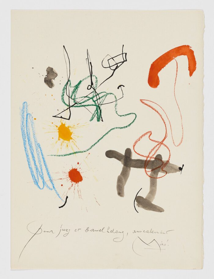 Quelques fleurs pour des amis, 1964, Joan Miró