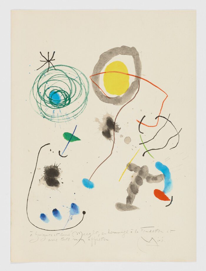 Quelques fleurs pour des amis, 1964, Joan Miró