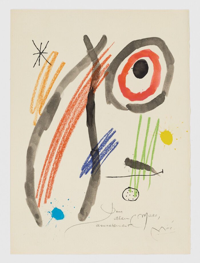 Quelques fleurs pour des amis, 1964, Joan Miró