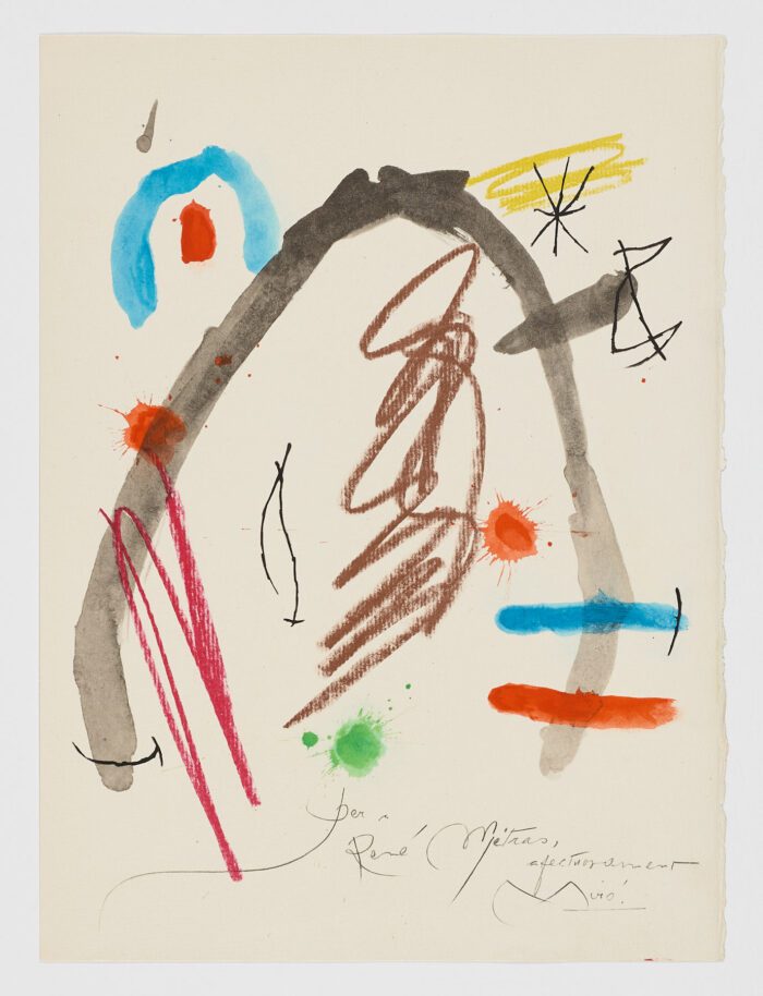 Quelques fleurs pour des amis, 1964, Joan Miró