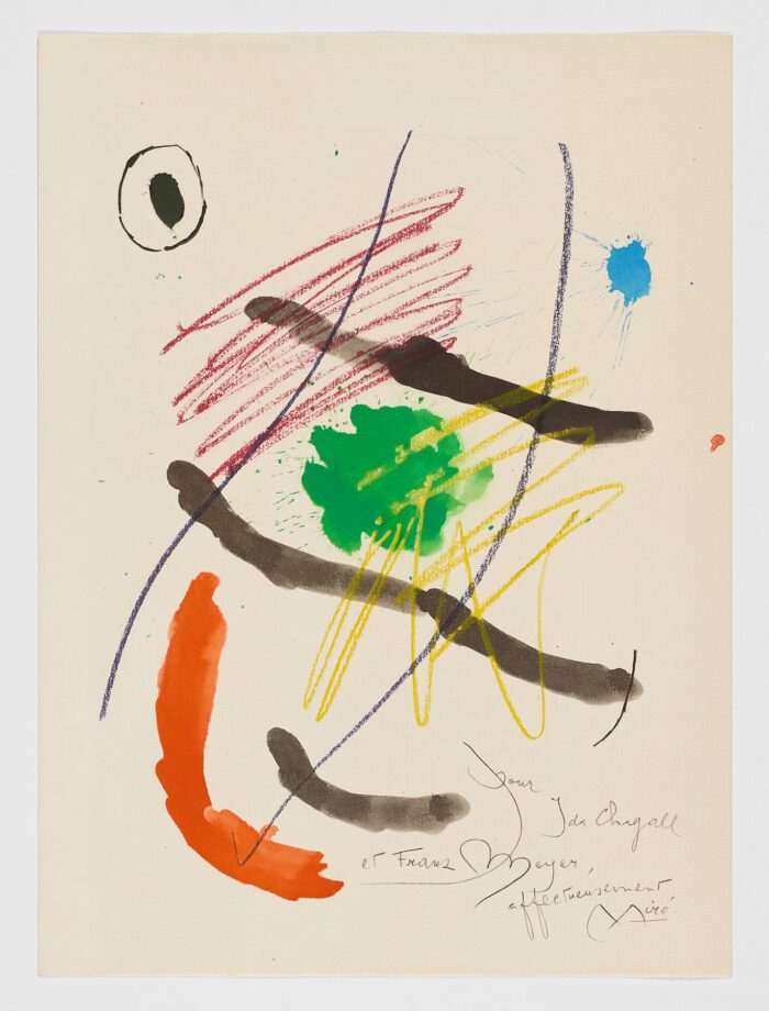Quelques fleurs pour des amis, 1964, Joan Miró