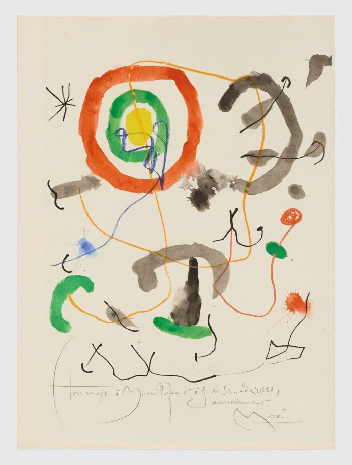 Quelques fleurs pour des amis, 1964, Joan Miró