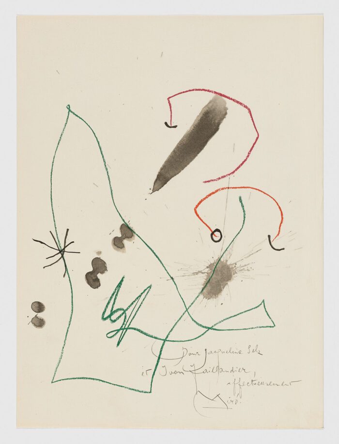 Quelques fleurs pour des amis, 1964, Joan Miró