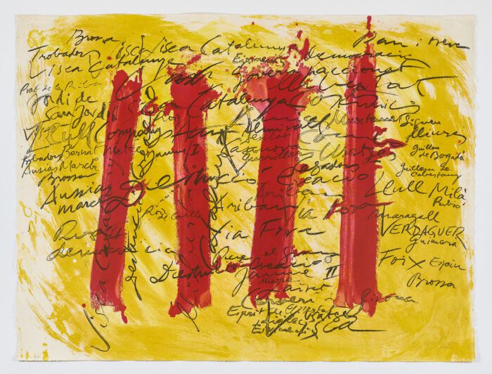 Suite Catalana, 1972, Antoni Tàpies