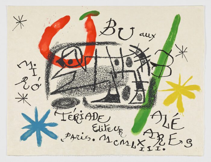 Ubu aux Baléares, 1971, Joan Miró