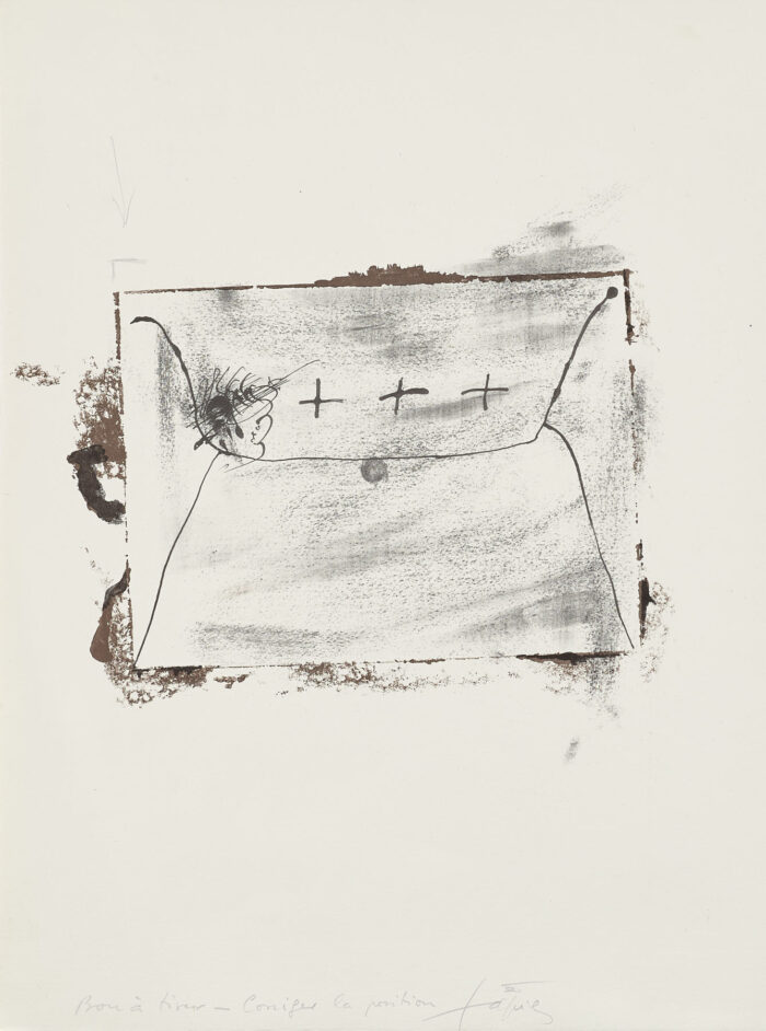 La nuit grandissante, 1968, Antoni Tàpies