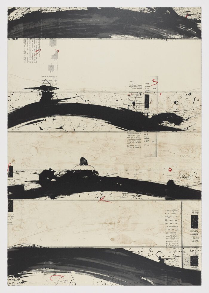 Cuatro manchas con fondo gris, Enrique Brinkmann