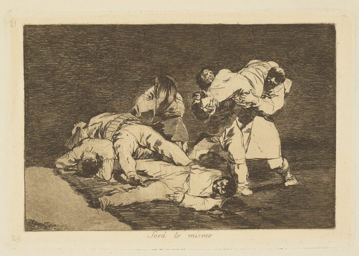 Será lo mismo (Desastres de la guerra. Estampa 21), Francisco de Goya