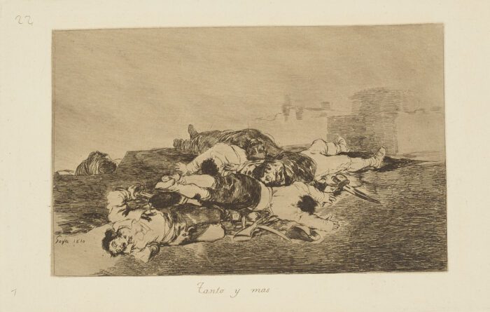 Tanto y mas (Desastres de la guerra. Estampa 22)
