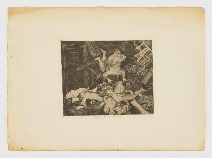 Estragos de la guerra (Desastres de la guerra. Estampa 30), Francisco de Goya