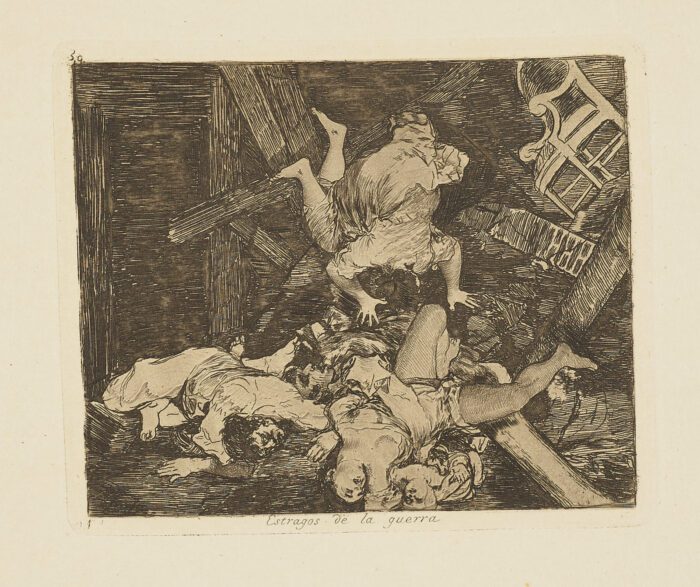 Estragos de la guerra (Desastres de la guerra. Estampa 30), Francisco de Goya