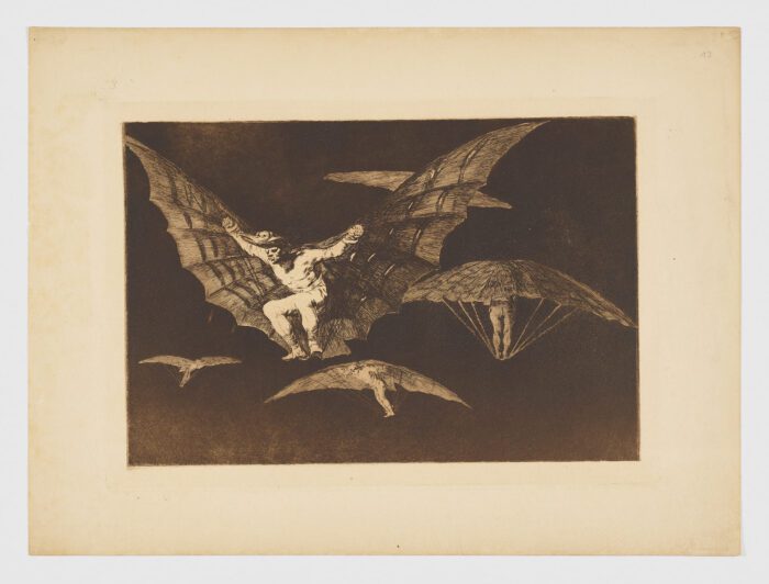 Disparates. Modo de volar, 1815 - 1816, Francisco de Goya