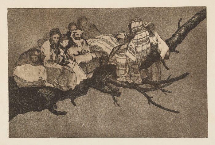 Disparates. Disparate ridículo, 1864, Francisco de Goya