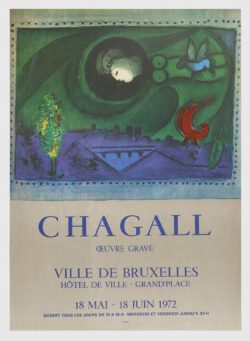 City of Brussels, 1972, Marc Chagall