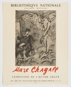 L'Apparition, Painter and Angel, 1957, Marc Chagall