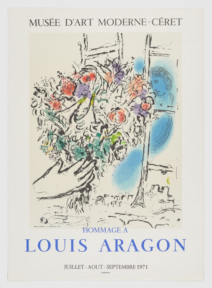 Hommage à Louis Aragon, 1971, Marc Chagall