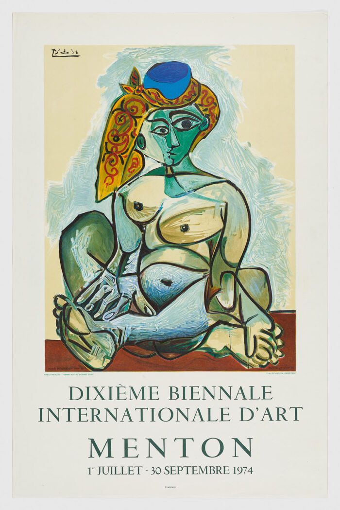 Dixieme Biennale Internationale d´Art mention, 1974, Pablo Picasso