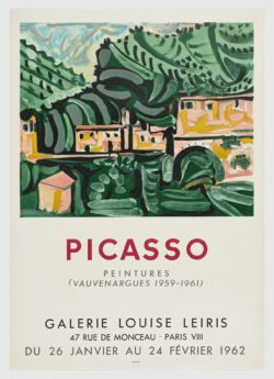 Picasso Peintures (Vauvenarges 1959-1961), 1962, Pablo Picasso