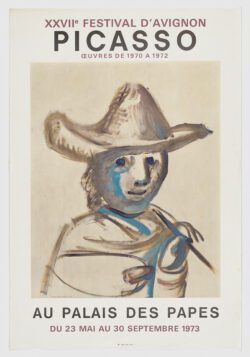 XXXVIIᵉ Festival d'Avignon : Picasso, œuvres de 1970 à 1972 au Palais des Papes, 1973, Pablo Picasso
