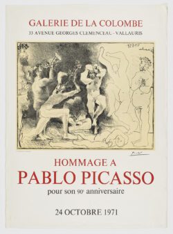 Hommage a Pablo Picasso pour son 90º Anniveraire, 1971, Pablo Picasso