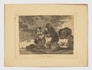 Y esto también (Desastres de la guerra. Estampa 45), 1812 - 1815, Francisco de Goya
