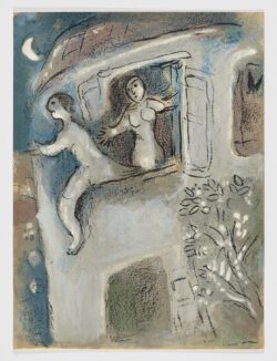 David sauvé par Michal, 1960, Marc Chagall