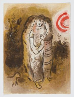 Rahab et les Espions de Jéricho, 1960, Marc Chagall